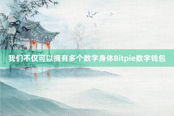 我们不仅可以拥有多个数字身体Bitpie数字钱包