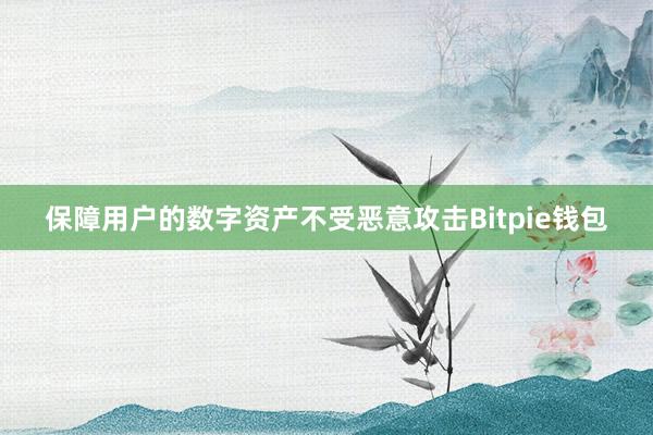 保障用户的数字资产不受恶意攻击Bitpie钱包