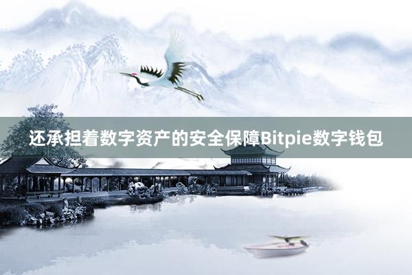 还承担着数字资产的安全保障Bitpie数字钱包