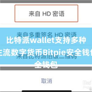 比特派wallet支持多种主流数字货币Bitpie安全钱包