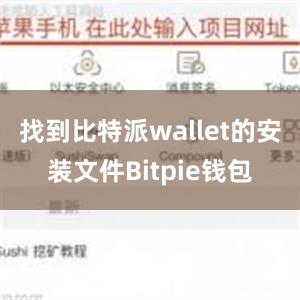 找到比特派wallet的安装文件Bitpie钱包